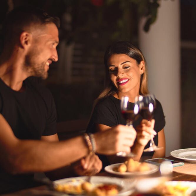 dîner romantique chez soi